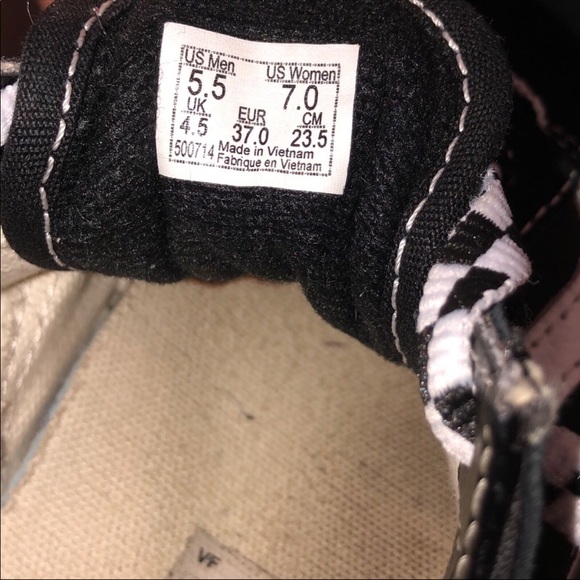 Black VANS off the Wall Sneakers Skate Shoes - Picture 5 of 5